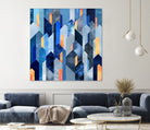 Kyanite & Salt Stone by Elisabeth Fredriksson on GIANT ART - blue mixed media