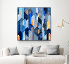 Kyanite & Salt Stone by Elisabeth Fredriksson on GIANT ART - blue mixed media