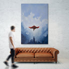 Savior by Vincent Carrozza on GIANT ART - blue digital painting