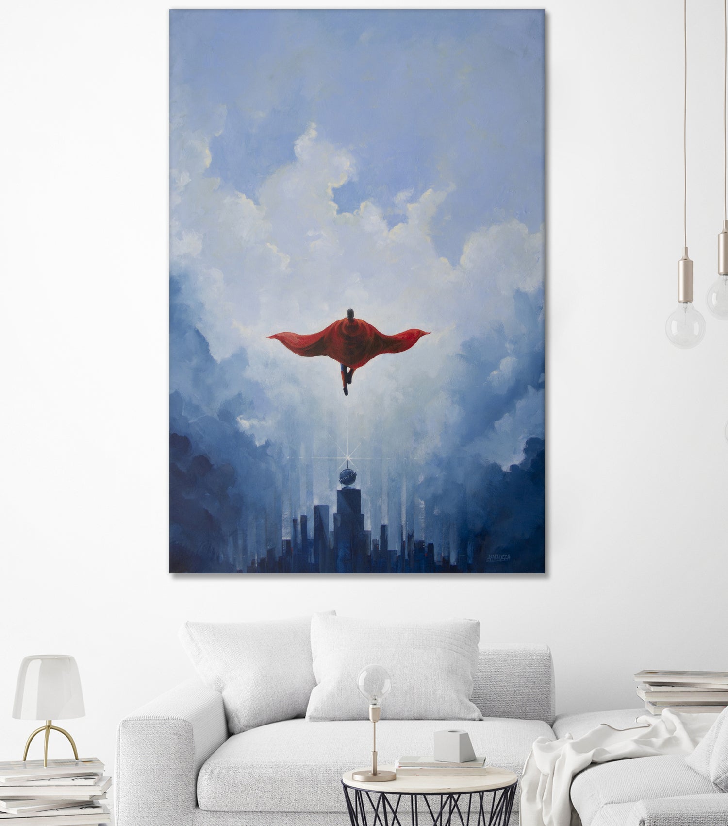 Savior by Vincent Carrozza on GIANT ART - blue digital painting