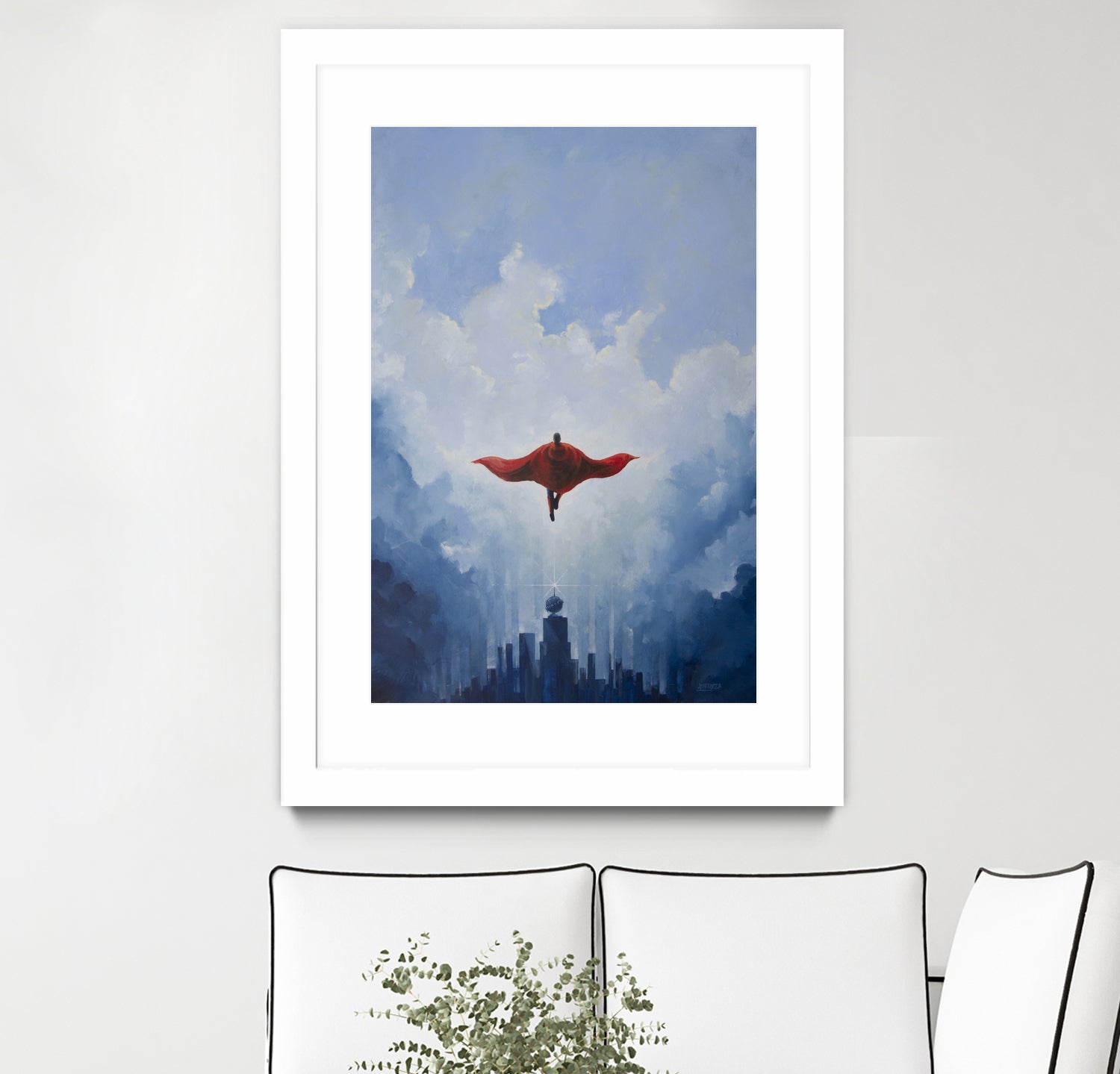 Savior by Vincent Carrozza on GIANT ART - blue digital painting