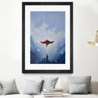 Savior by Vincent Carrozza on GIANT ART - blue digital painting