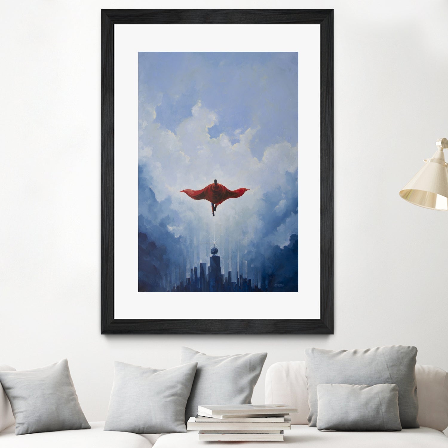 Savior by Vincent Carrozza on GIANT ART - blue digital painting