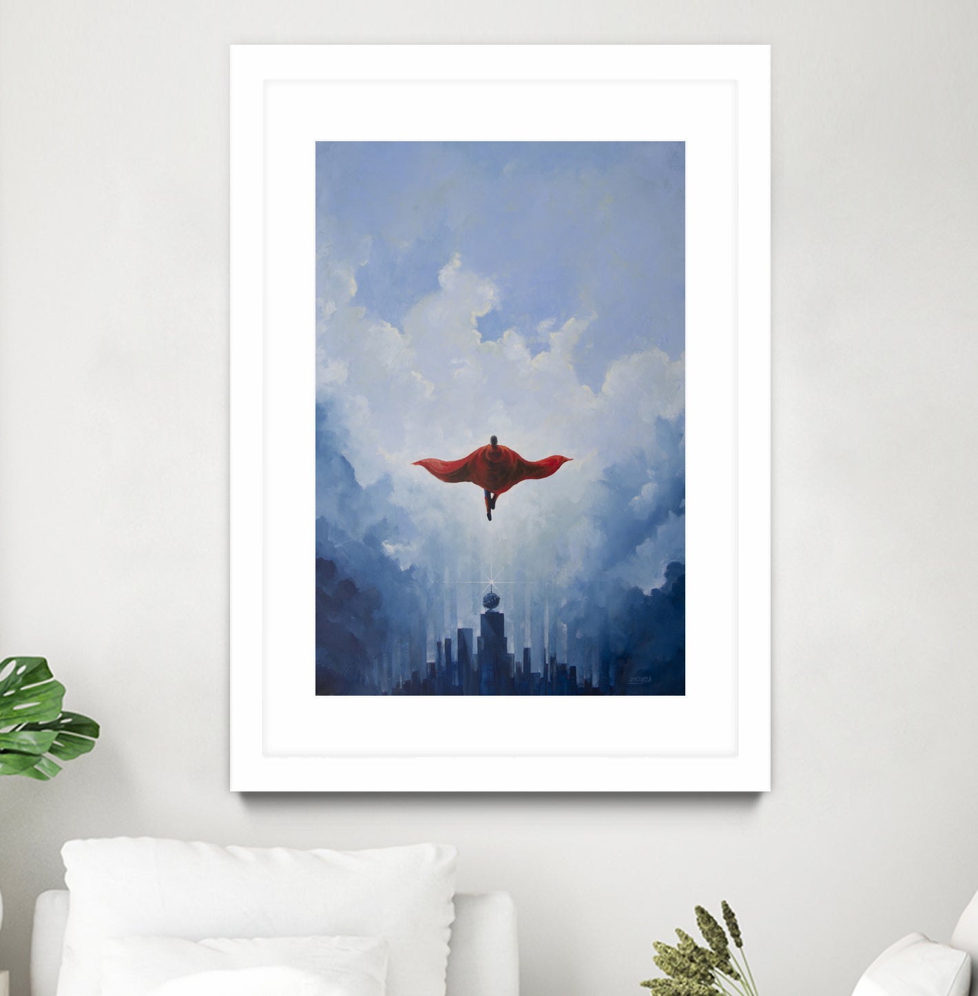 Savior by Vincent Carrozza on GIANT ART - blue digital painting