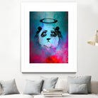 Halo Panda by Nikhil Shinde on GIANT ART - blue digital painting