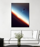 Into Space by Victor Vercesi on GIANT ART - blue photo illustration