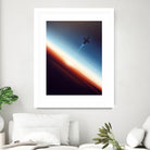 Into Space by Victor Vercesi on GIANT ART - blue photo illustration