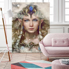 Epic Princess Zelda Portrait by Barrett Biggers on GIANT ART - brown digital painting