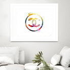 Chanel Logo by Daniel Janda on GIANT ART - white mixed media