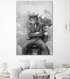 Gangster Cat Pepe Psyche by Pepe Psyche on GIANT ART - black digital drawing