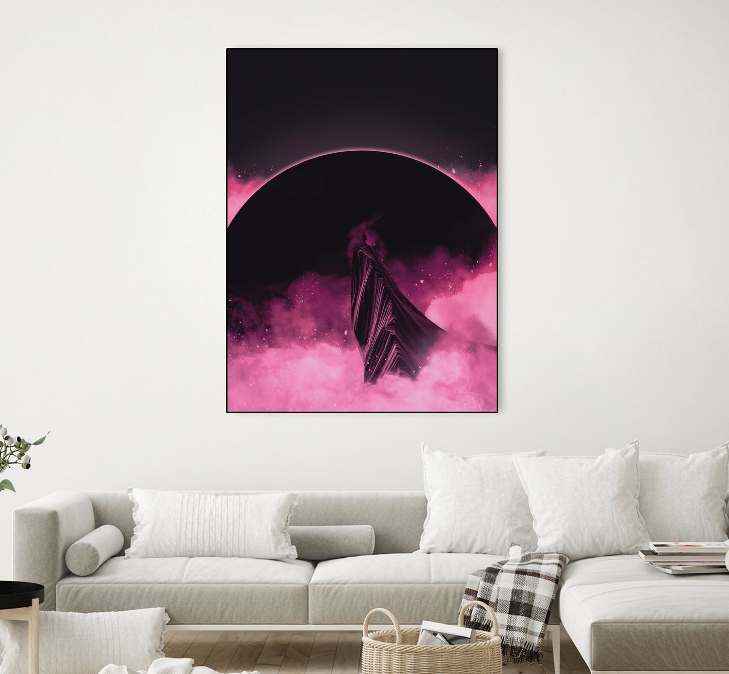 No Stars by Adam Priester on GIANT ART - pink digital painting