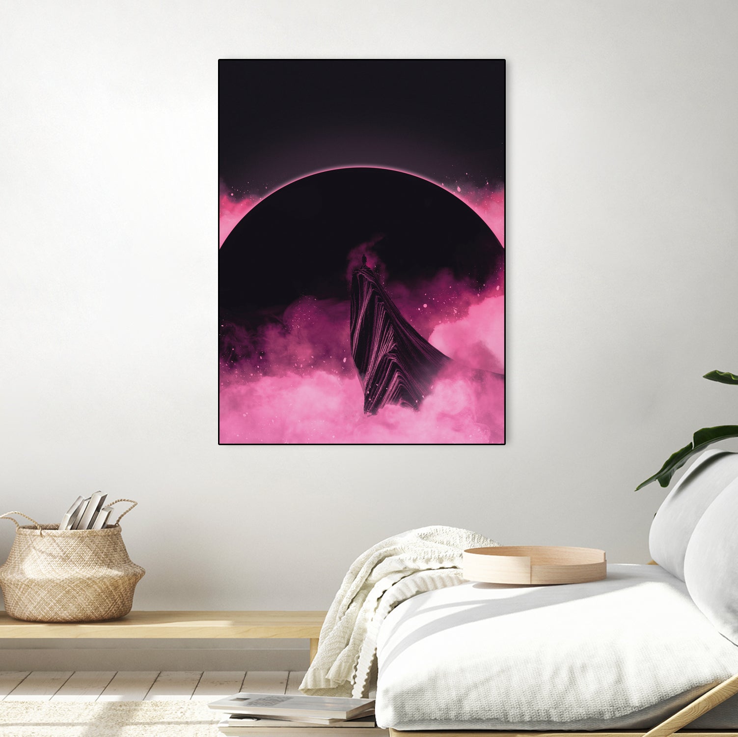 No Stars by Adam Priester on GIANT ART - pink digital painting