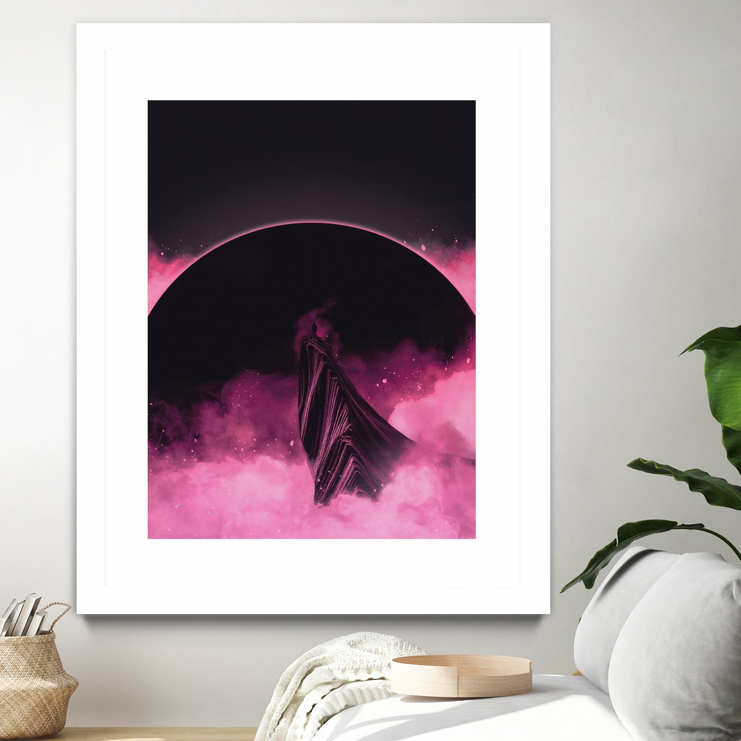 No Stars by Adam Priester on GIANT ART - pink digital painting