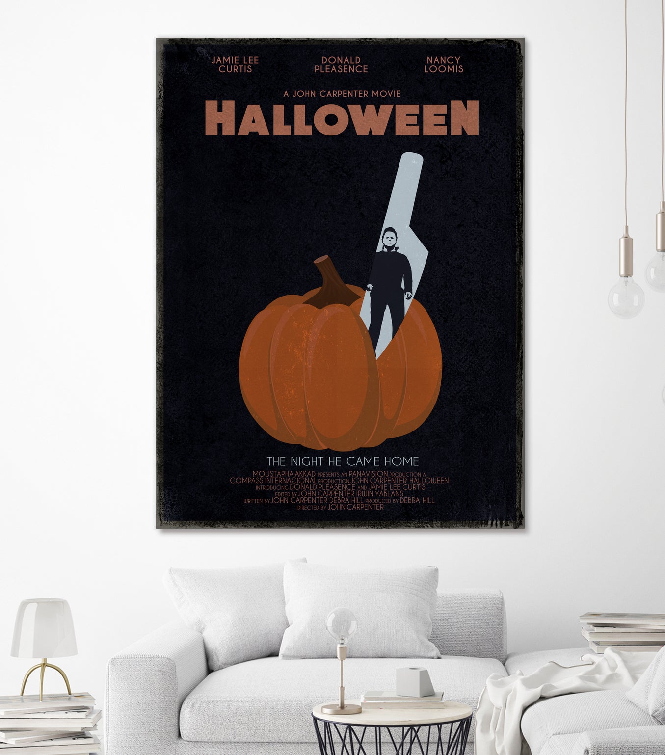 Halloween Movie Poster by Aline Ferreira on GIANT ART - black vector illustration