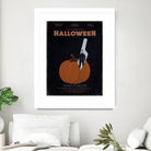 Halloween Movie Poster by Aline Ferreira on GIANT ART - black vector illustration