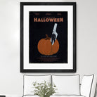 Halloween Movie Poster by Aline Ferreira on GIANT ART - black vector illustration