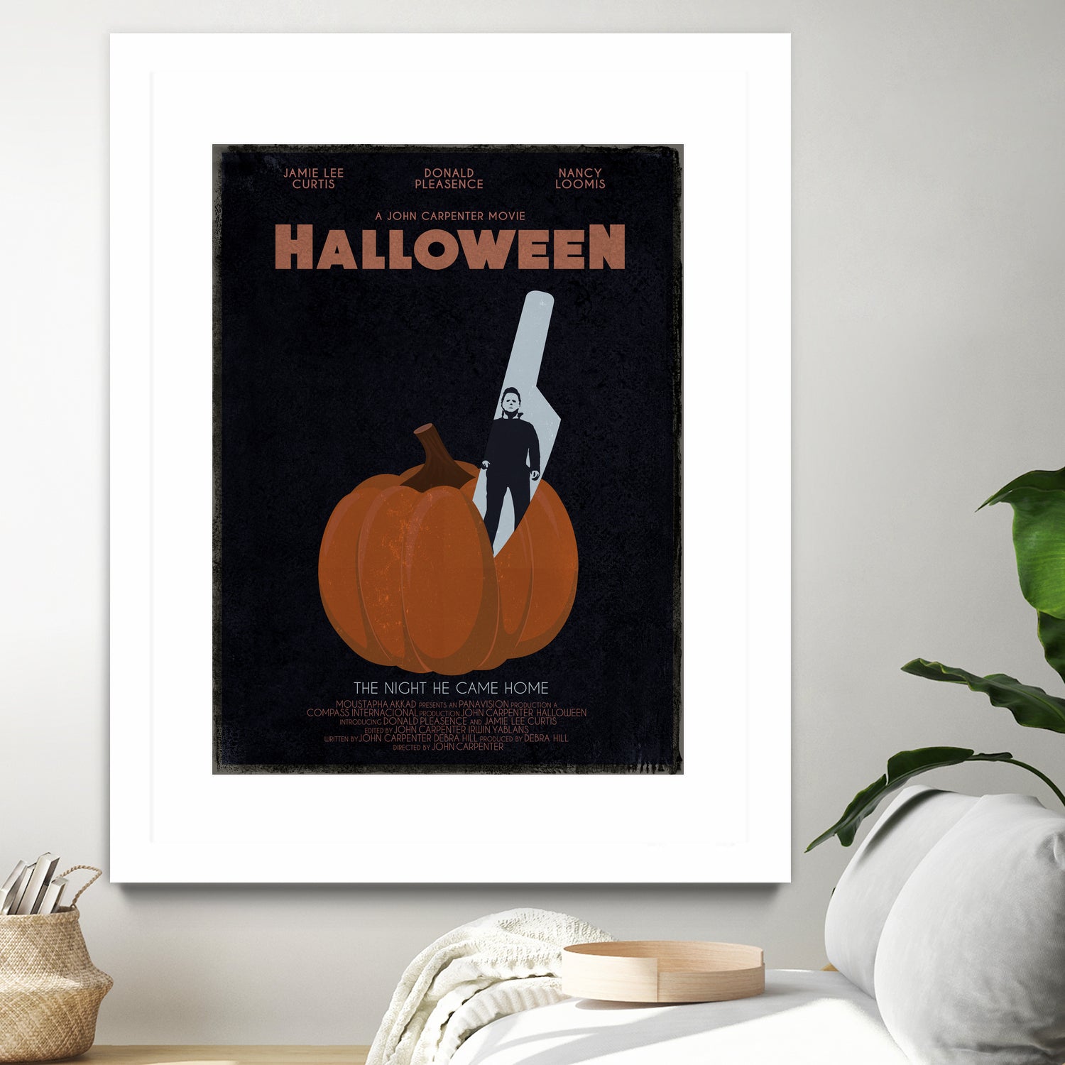 Halloween Movie Poster by Aline Ferreira on GIANT ART - black vector illustration