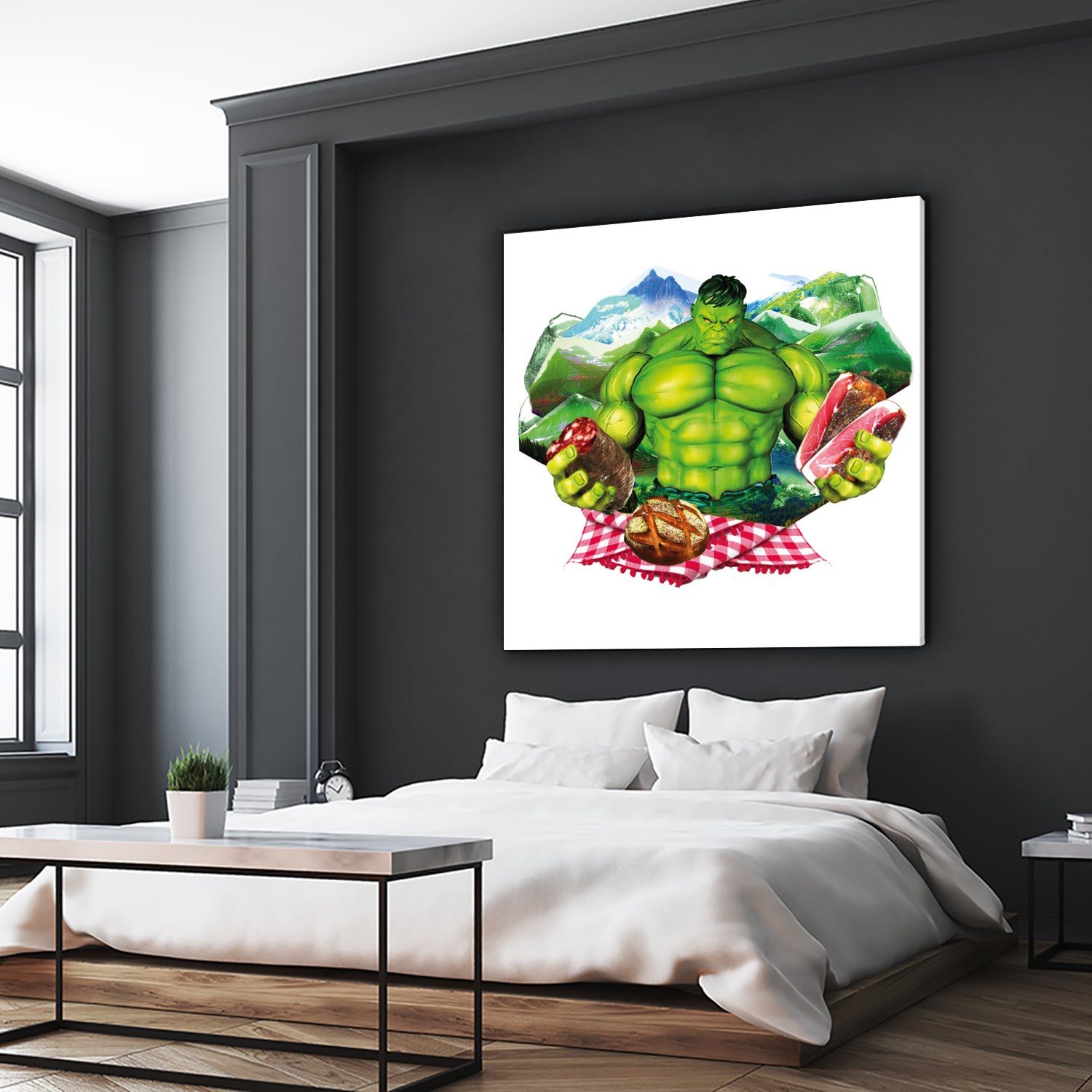 Hulk by Julie Baldassi on GIANT ART - green photo illustration