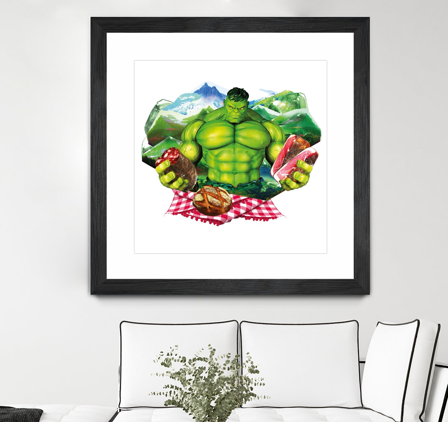 Hulk by Julie Baldassi on GIANT ART - green photo illustration