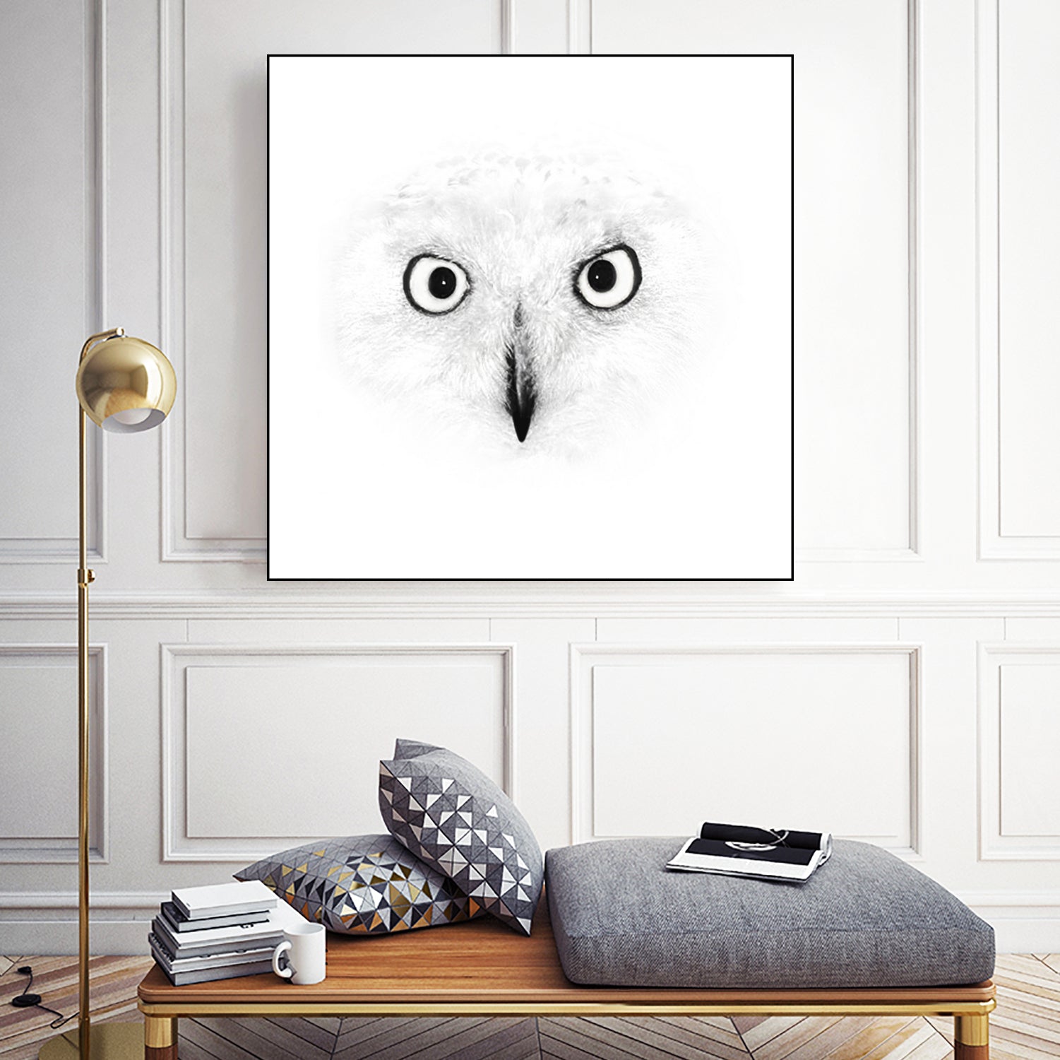 The Owl by Monica Cipriano on GIANT ART - white photo illustration