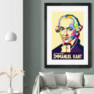 Immanuel Kant in Pop Art Portrait by Ahmad Taufiq on GIANT ART - white digital drawing