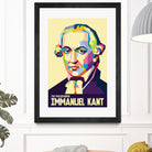 Immanuel Kant in Pop Art Portrait by Ahmad Taufiq on GIANT ART - white digital drawing