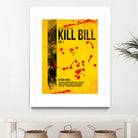 Kill Bill - Vol. I minimal movie poster alternative by HDMI 2K on GIANT ART - yellow typography