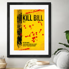 Kill Bill - Vol. I minimal movie poster alternative by HDMI 2K on GIANT ART - yellow typography