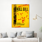 Kill Bill - Vol. I minimal movie poster alternative by HDMI 2K on GIANT ART - yellow typography