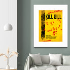 Kill Bill - Vol. I minimal movie poster alternative by HDMI 2K on GIANT ART - yellow typography