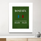 Matrix - minimal movie poster by HDMI 2K on GIANT ART - green typography