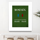 Matrix - minimal movie poster by HDMI 2K on GIANT ART - green typography