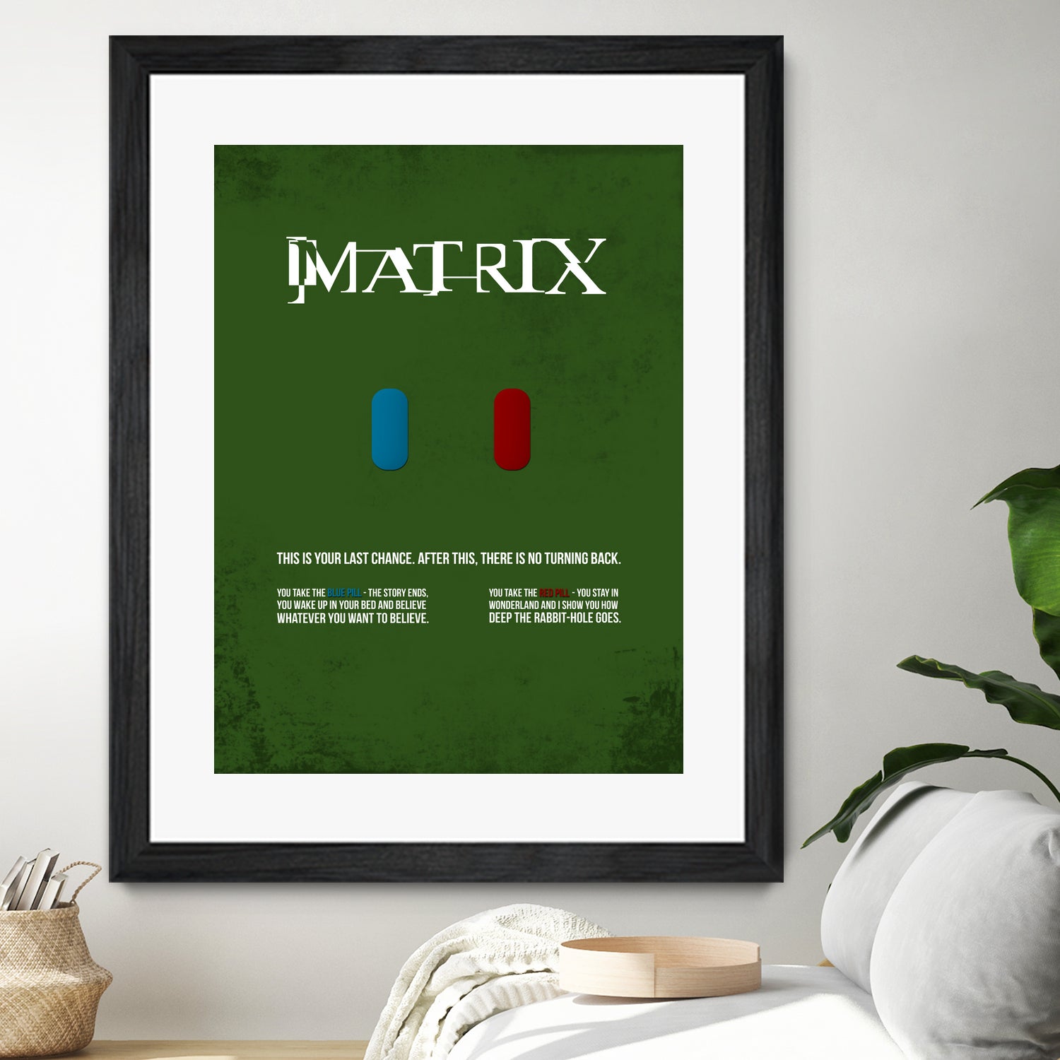 Matrix - minimal movie poster by HDMI 2K on GIANT ART - green typography