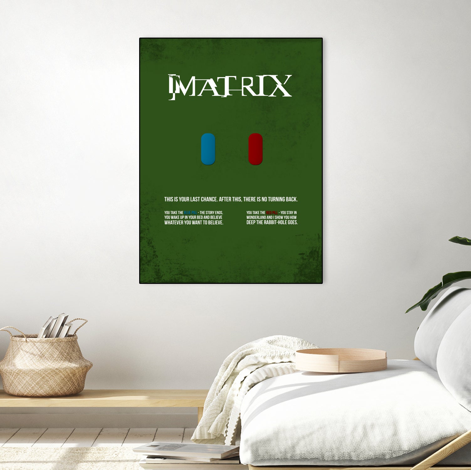 Matrix - minimal movie poster by HDMI 2K on GIANT ART - green typography