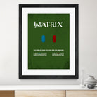 Matrix - minimal movie poster by HDMI 2K on GIANT ART - green typography