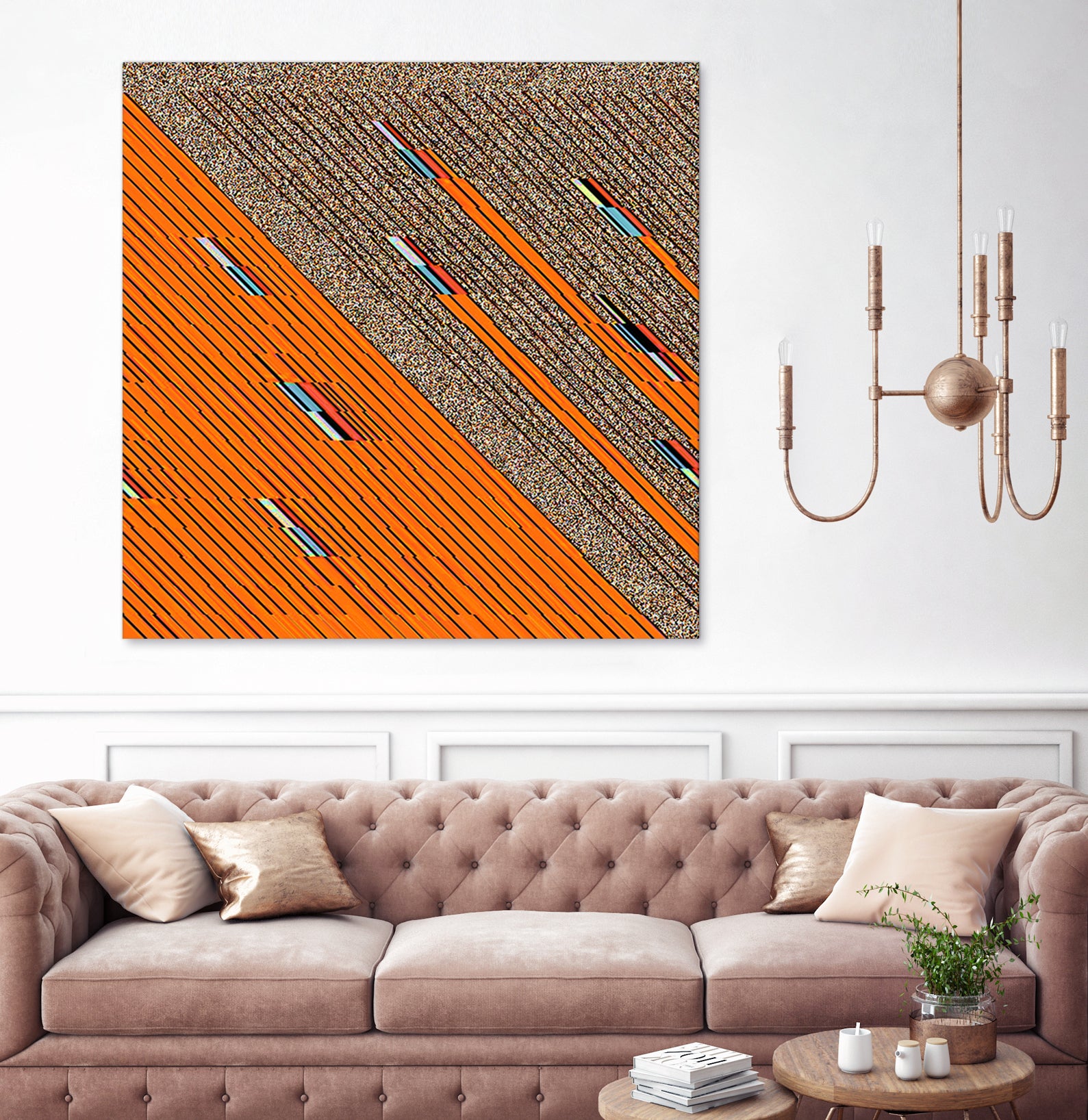 omamatia by vivi melignon on GIANT ART - orange digital painting