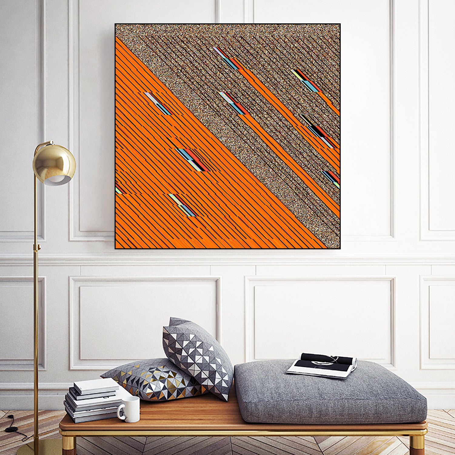 omamatia by vivi melignon on GIANT ART - orange digital painting