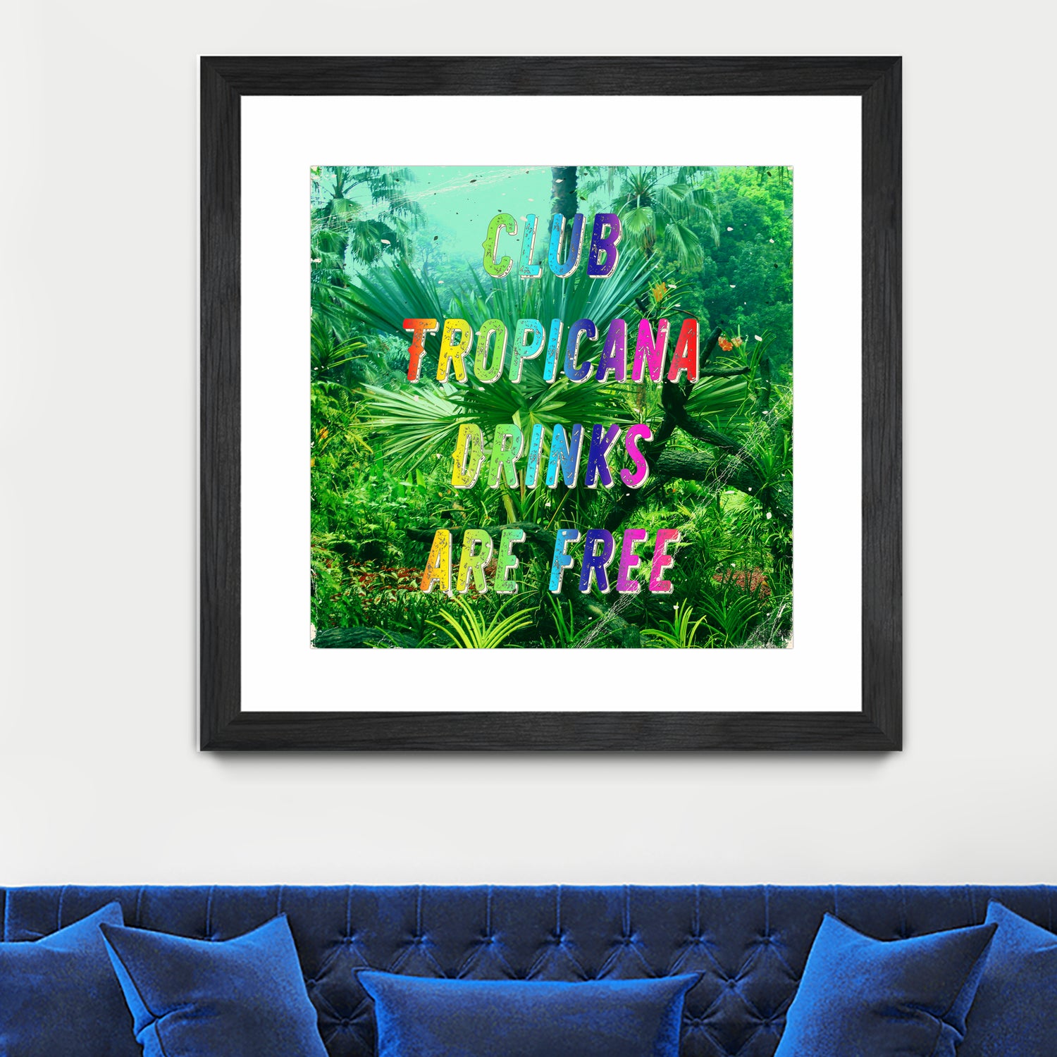 Club Tropicana-#2 by Ralph Frankenberg on GIANT ART - green photo illustration