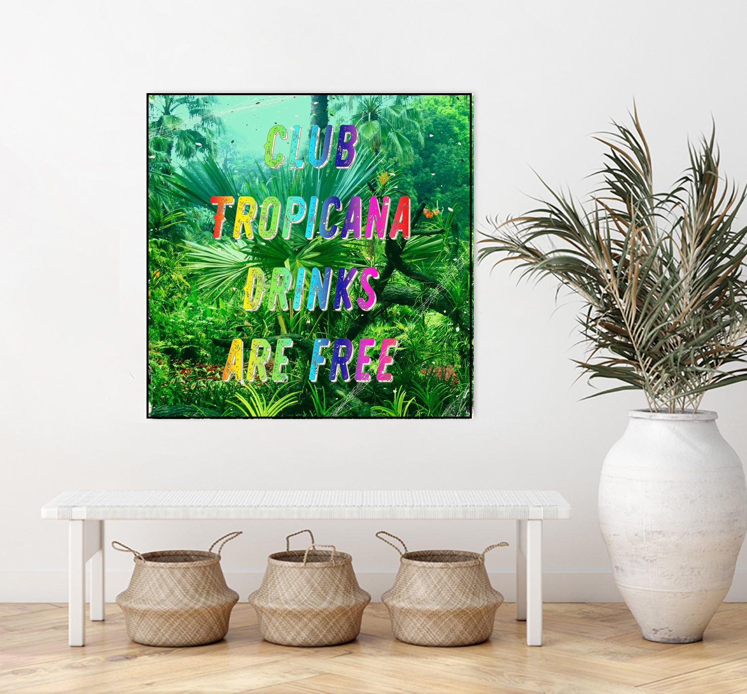 Club Tropicana-#2 by Ralph Frankenberg on GIANT ART - green photo illustration