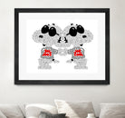 Snoopy Joe Cool by Caroline BESSIERES on GIANT ART - gray digital drawing