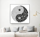 Yin & Yang by Caroline BESSIERES on GIANT ART - black digital drawing