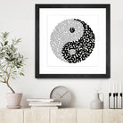 Yin & Yang by Caroline BESSIERES on GIANT ART - black digital drawing