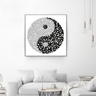 Yin & Yang by Caroline BESSIERES on GIANT ART - black digital drawing