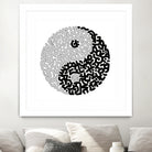 Yin & Yang by Caroline BESSIERES on GIANT ART - black digital drawing