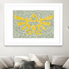 The Triforce by Caroline BESSIERES on GIANT ART - yellow digital drawing