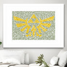 The Triforce by Caroline BESSIERES on GIANT ART - yellow digital drawing