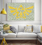 The Triforce by Caroline BESSIERES on GIANT ART - yellow digital drawing