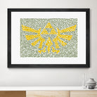 The Triforce by Caroline BESSIERES on GIANT ART - yellow digital drawing