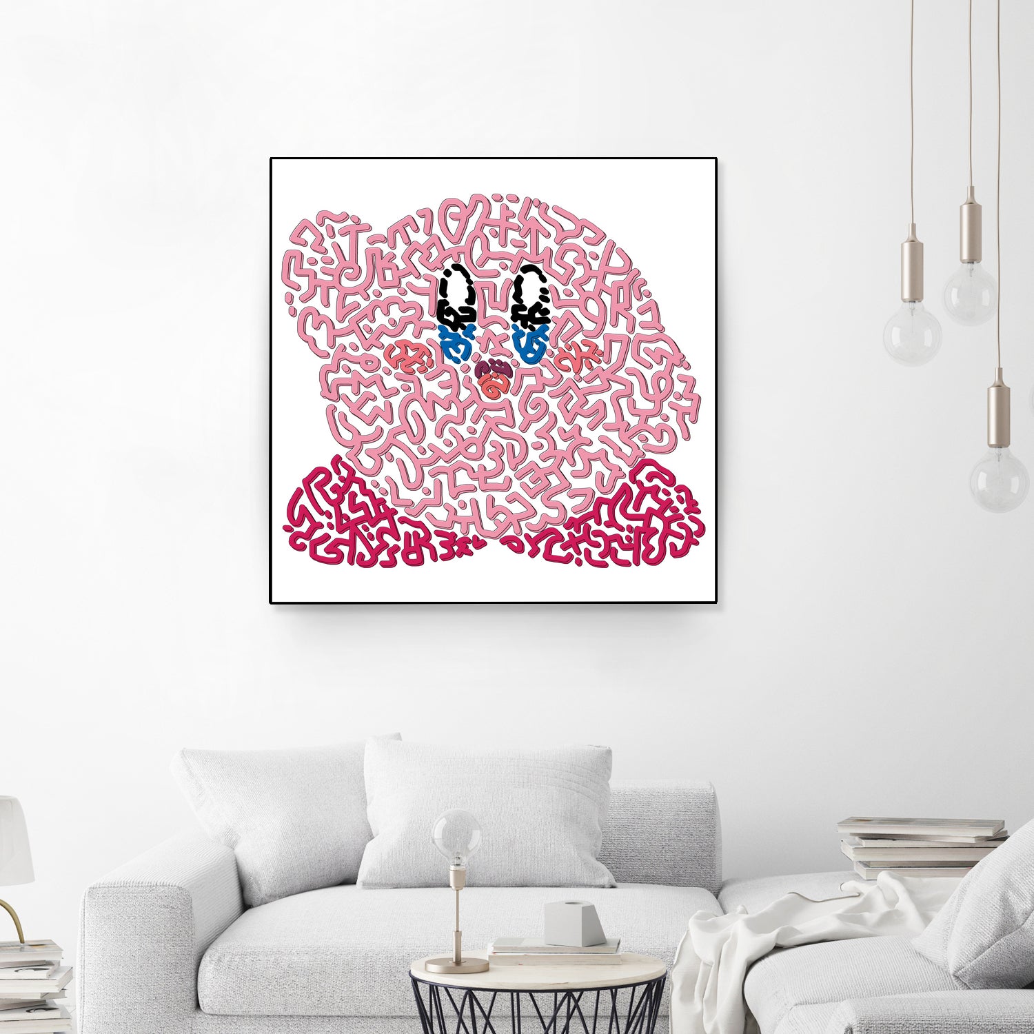 Kirby by Caroline BESSIERES on GIANT ART - pink game design