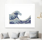 The Wave by Caroline BESSIERES on GIANT ART - blue digital drawing